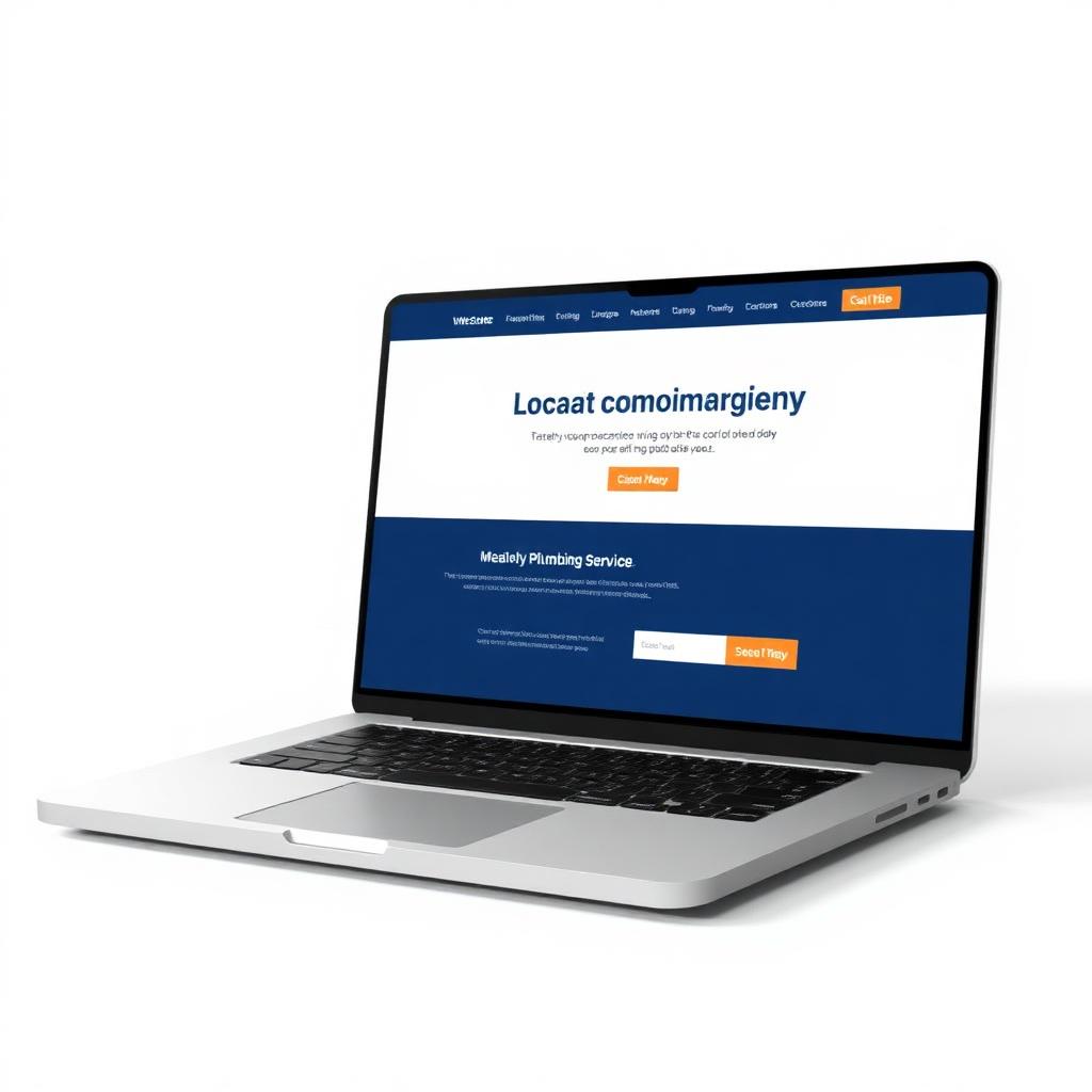 Northgate Plumbing concept website mockup